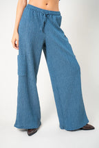 PANTALON FLUIDO TEXTURA R-C 8712 - Kliquea