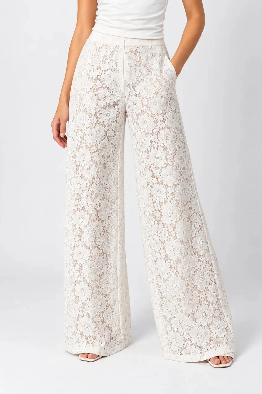 Pantalon, color/material encaje, marca Free Spirit – vista 3