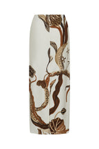 Falda arabela ivory coffee
