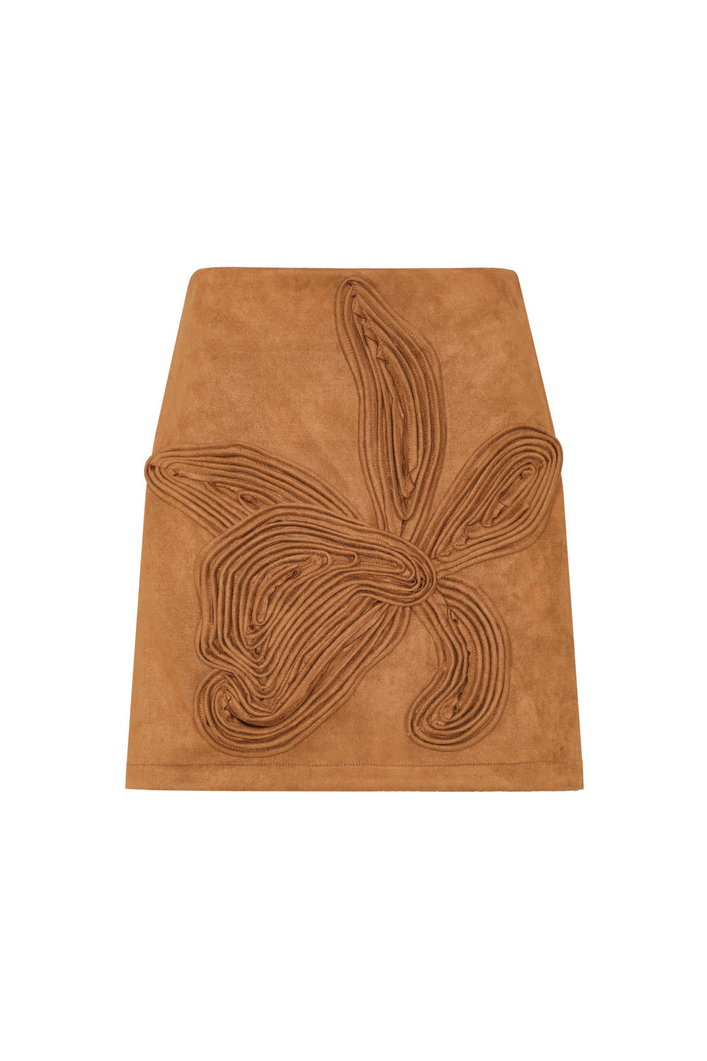Falda mini april camel