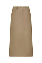 Falda arena blanca beige