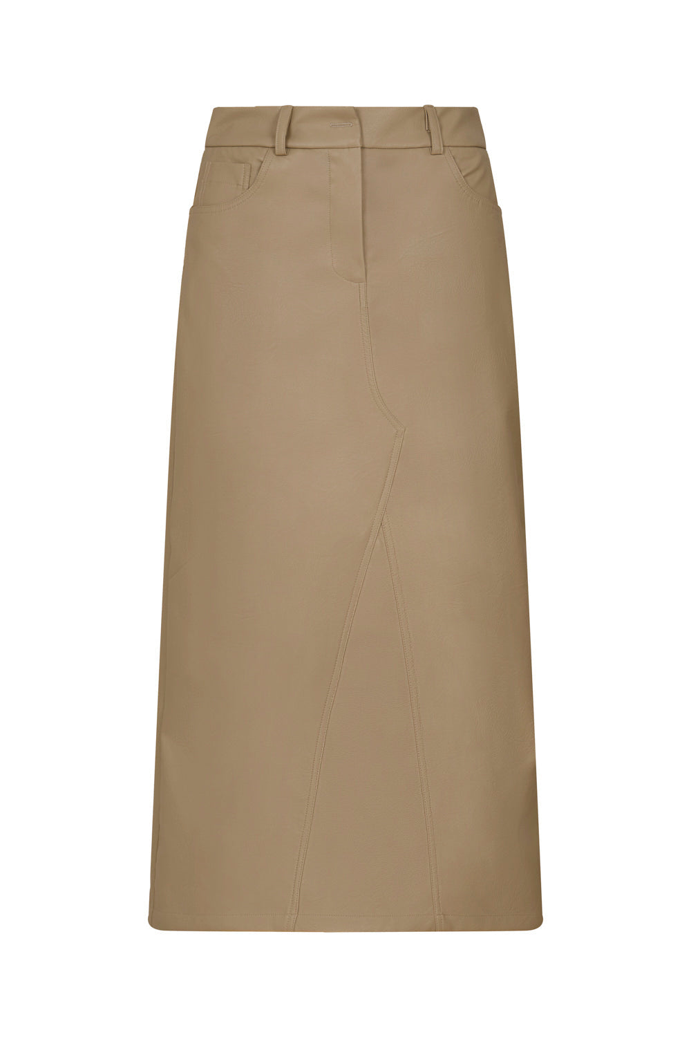 Falda arena blanca beige