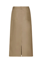 Falda arena blanca beige