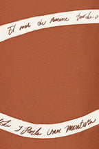 Falda Arabela ivory coffee