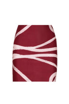 Falda Moren burgundy pink