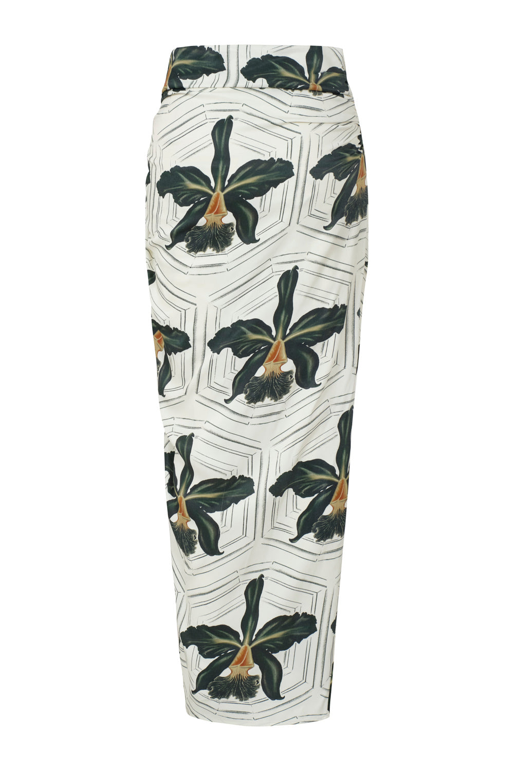 Falda aitana ivory verde