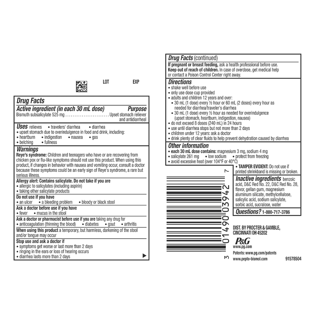 Pepto-Bismol Original 4 oz.