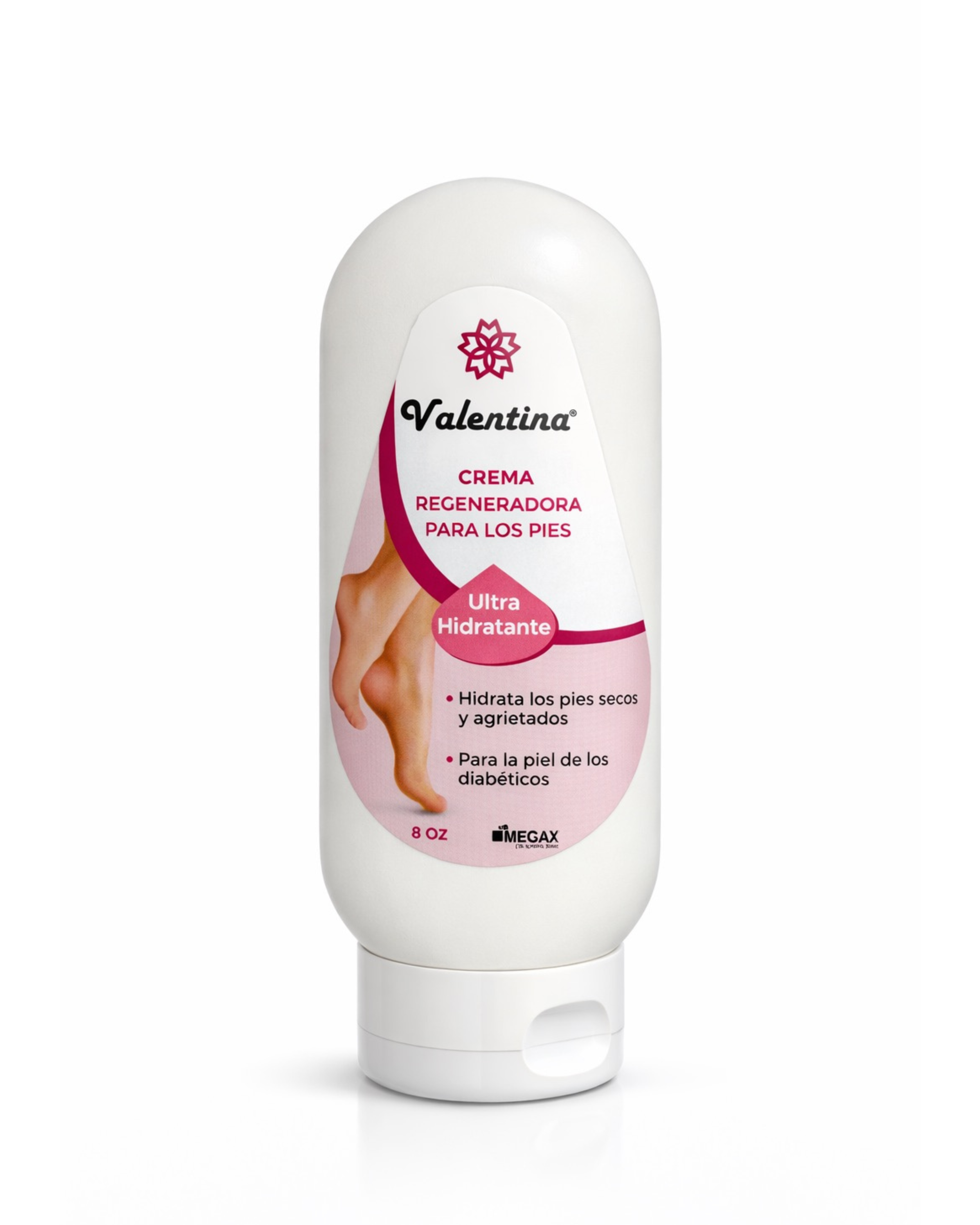 Valentina Crema Regeneradora para los Pies Valentina 8Oz