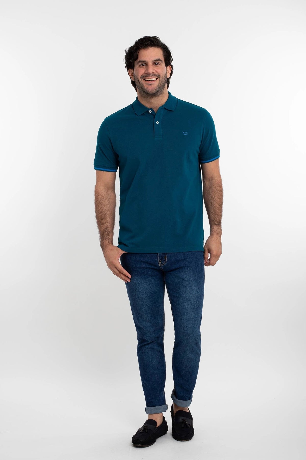 Poloshirt Oscar De La Renta Mangas Cortas Liso Para Caballeros by Oscar De La Renta