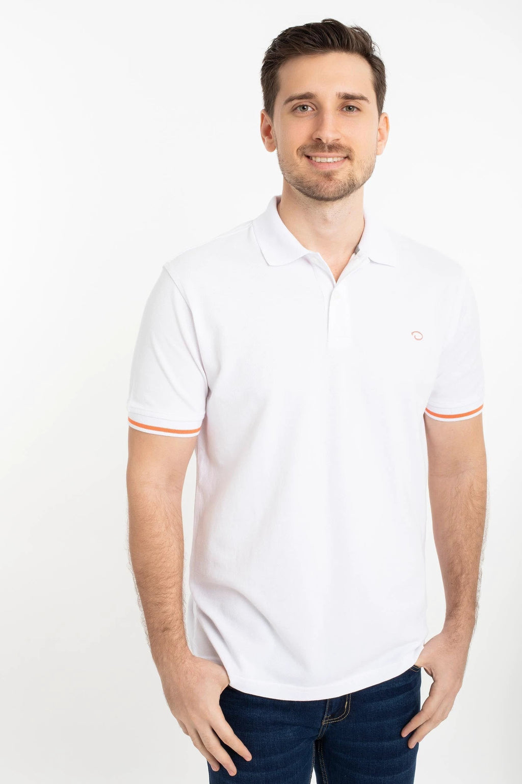 Poloshirt Oscar De La Renta Mangas Cortas Liso Para Caballeros by Oscar De La Renta