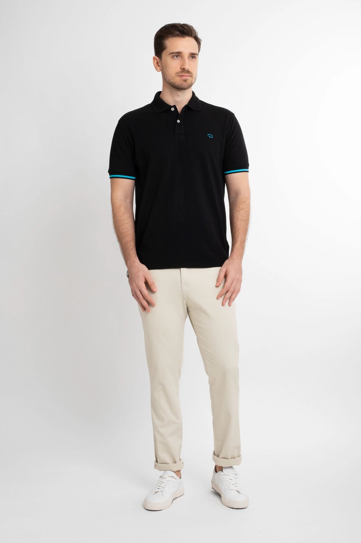 Poloshirt Oscar De La Renta Mangas Cortas Liso Para Caballeros by Oscar De La Renta