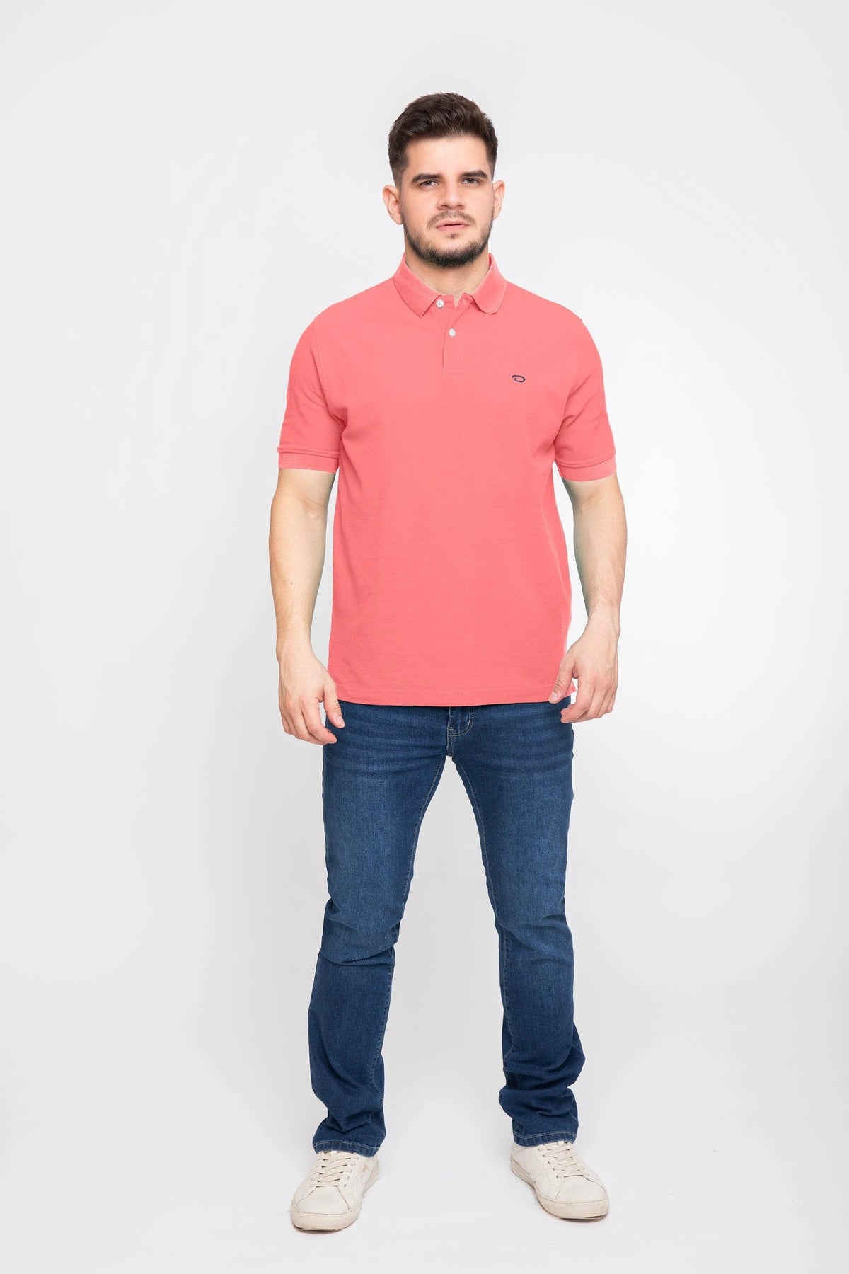 Poloshirt Oscar De La Renta Mangas Cortas Liso P/ Caballeros by Oscar De La Renta