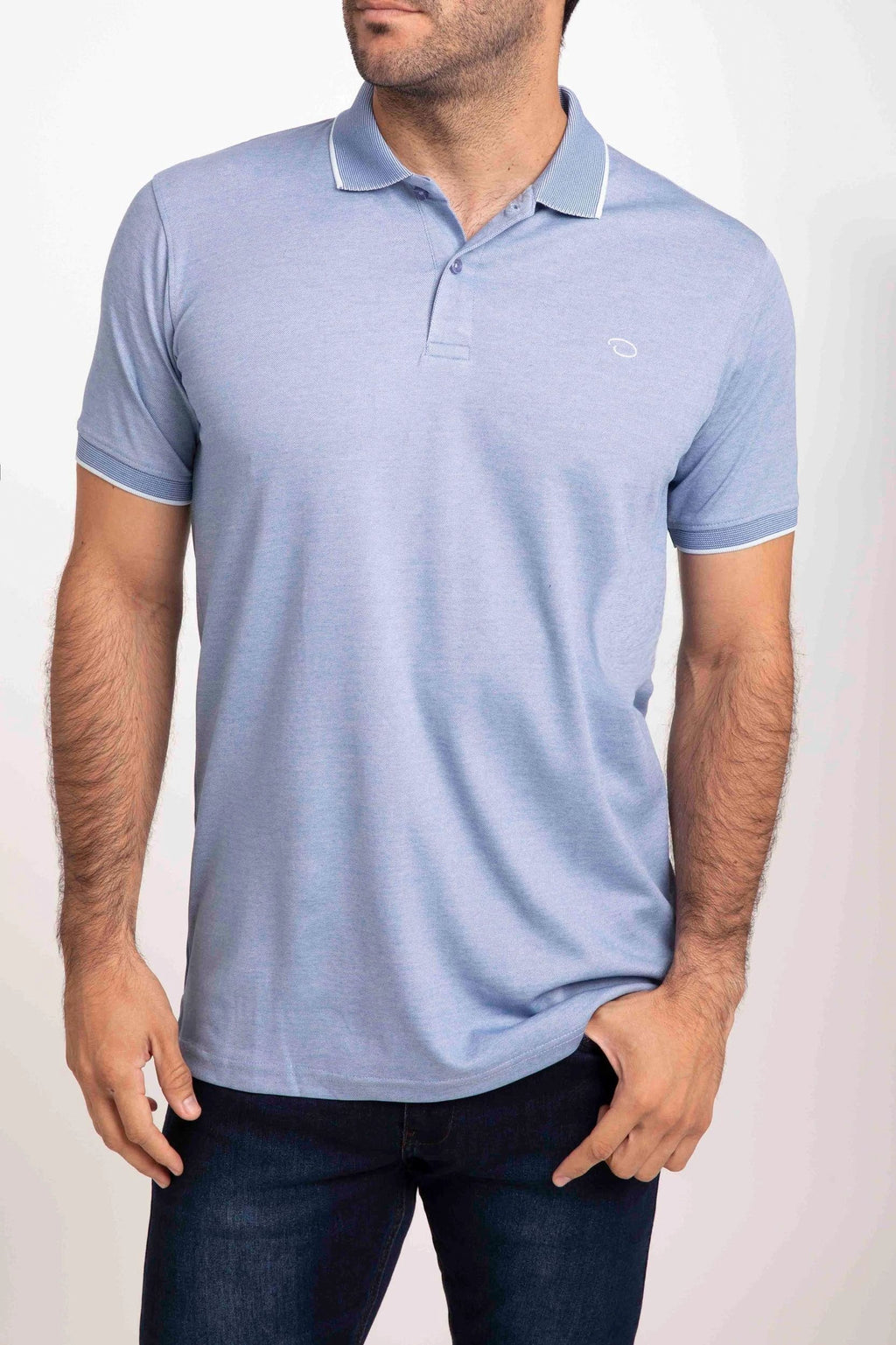 Poloshirt Oscar De La Renta Mangas Cortas Liso Para Caballeros by Oscar De La Renta