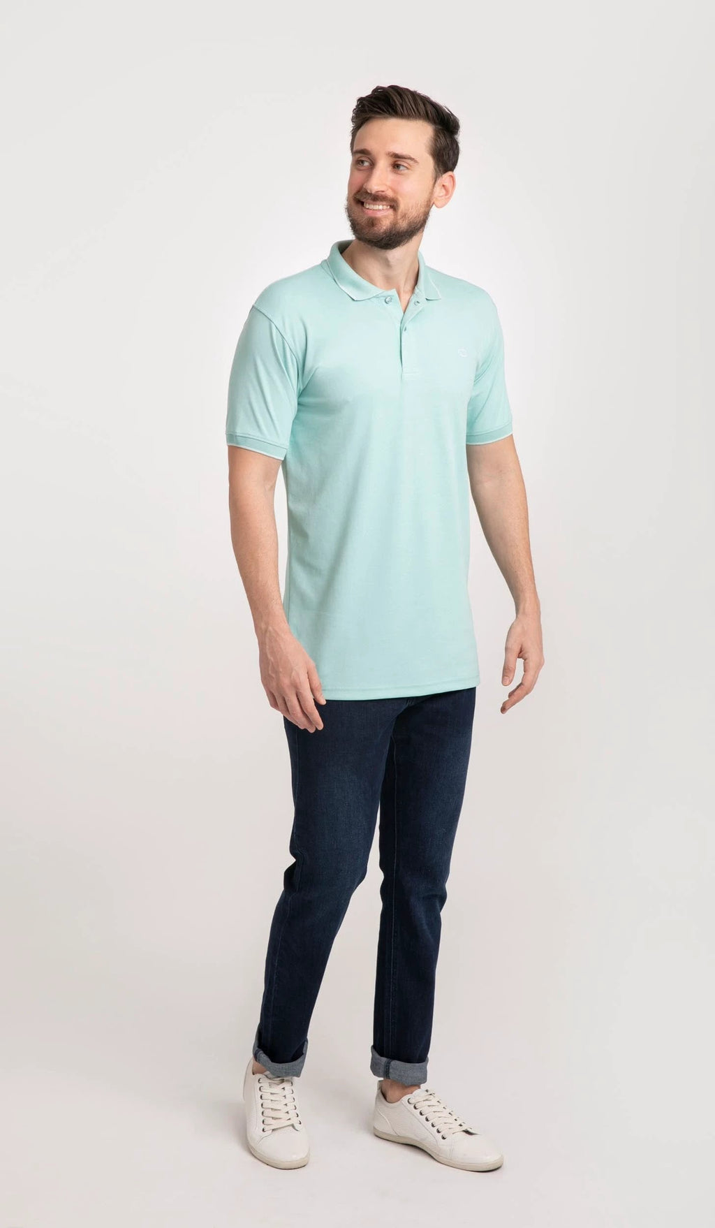 Poloshirt Oscar De La Renta Mangas Cortas Liso Para Caballeros by Oscar De La Renta