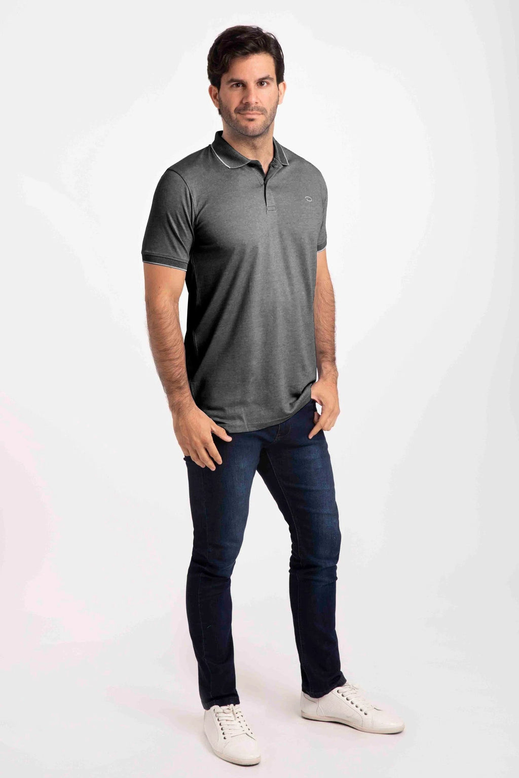 Poloshirt Oscar De La Renta Mangas Cortas Liso Para Caballeros by Oscar De La Renta
