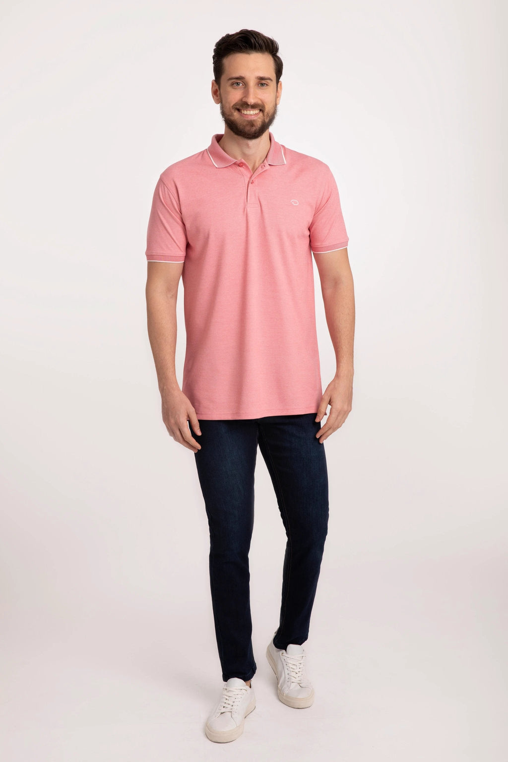 Poloshirt Oscar De La Renta Mangas Cortas Liso Para Caballeros by Oscar De La Renta