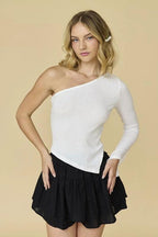Blusa Papermoon Mangas Largas Lisa P/ Damas by Papermoon