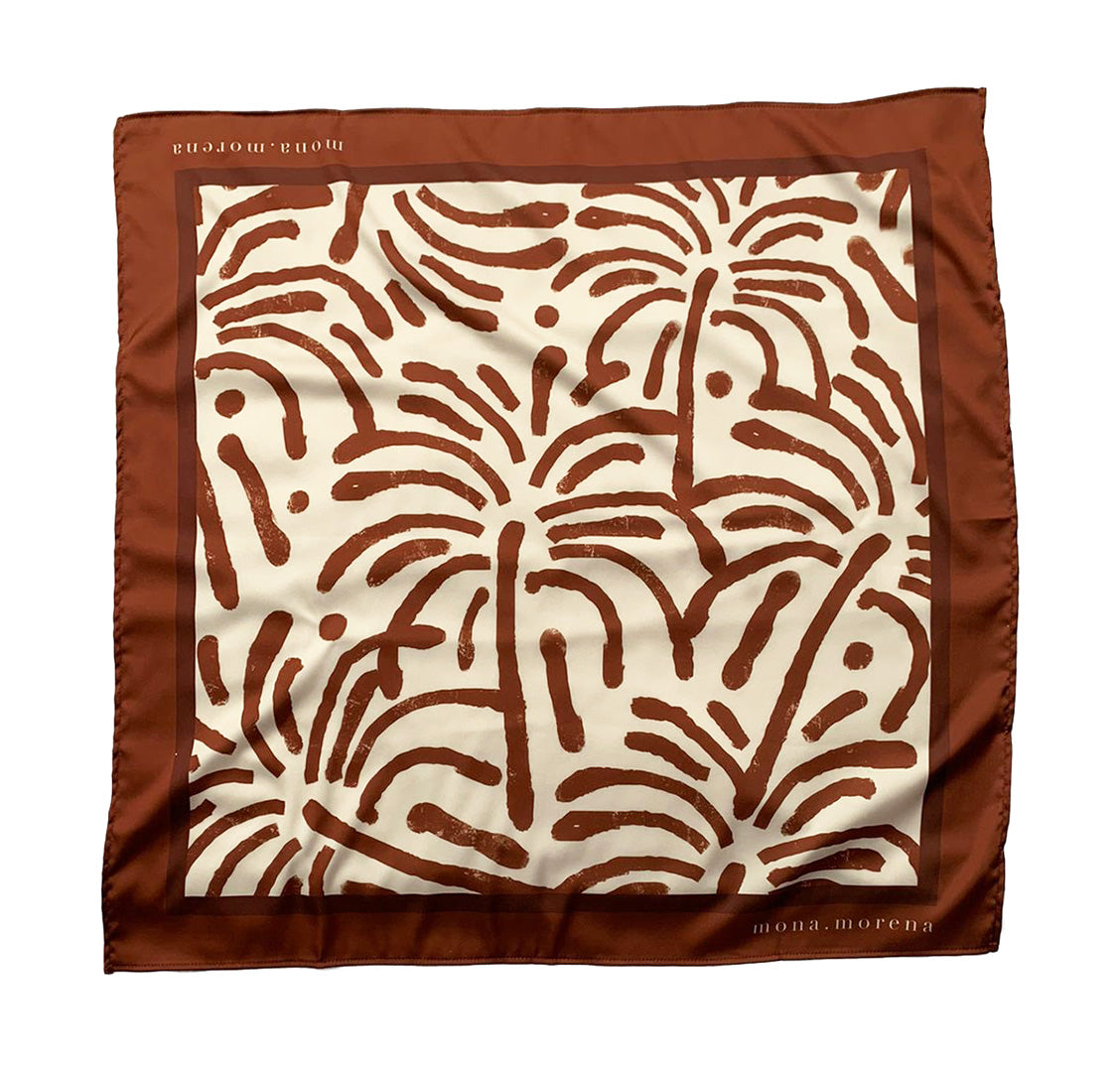 Pañoleta 70x70 Palmas Light