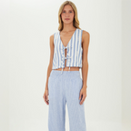 Pants, color/material azul, marca Mercedes Campuzano – vista 1