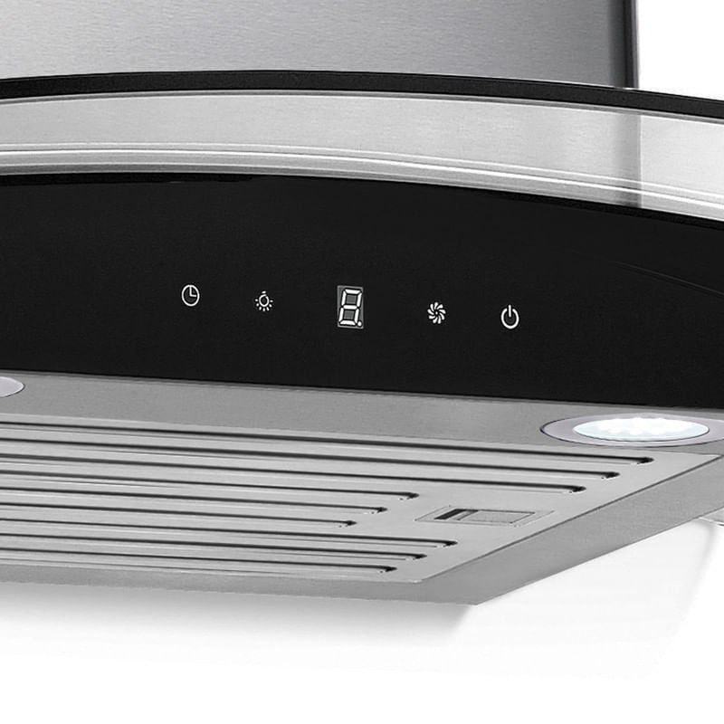 Extractor de Grasa DRIJA LED Vidrio Templado Acero Inoxidable PRISMA TOUCH 60