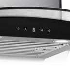 Extractor de Grasa DRIJA LED Vidrio Templado Acero Inoxidable PRISMA TOUCH 60