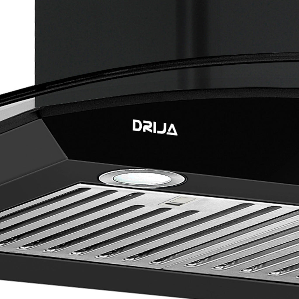 Extractor DRIJA PRISMA ISLA TOUCH 90 BLACK