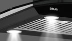 Extractor DRIJA PRISMA ISLA TOUCH 90 BLACK