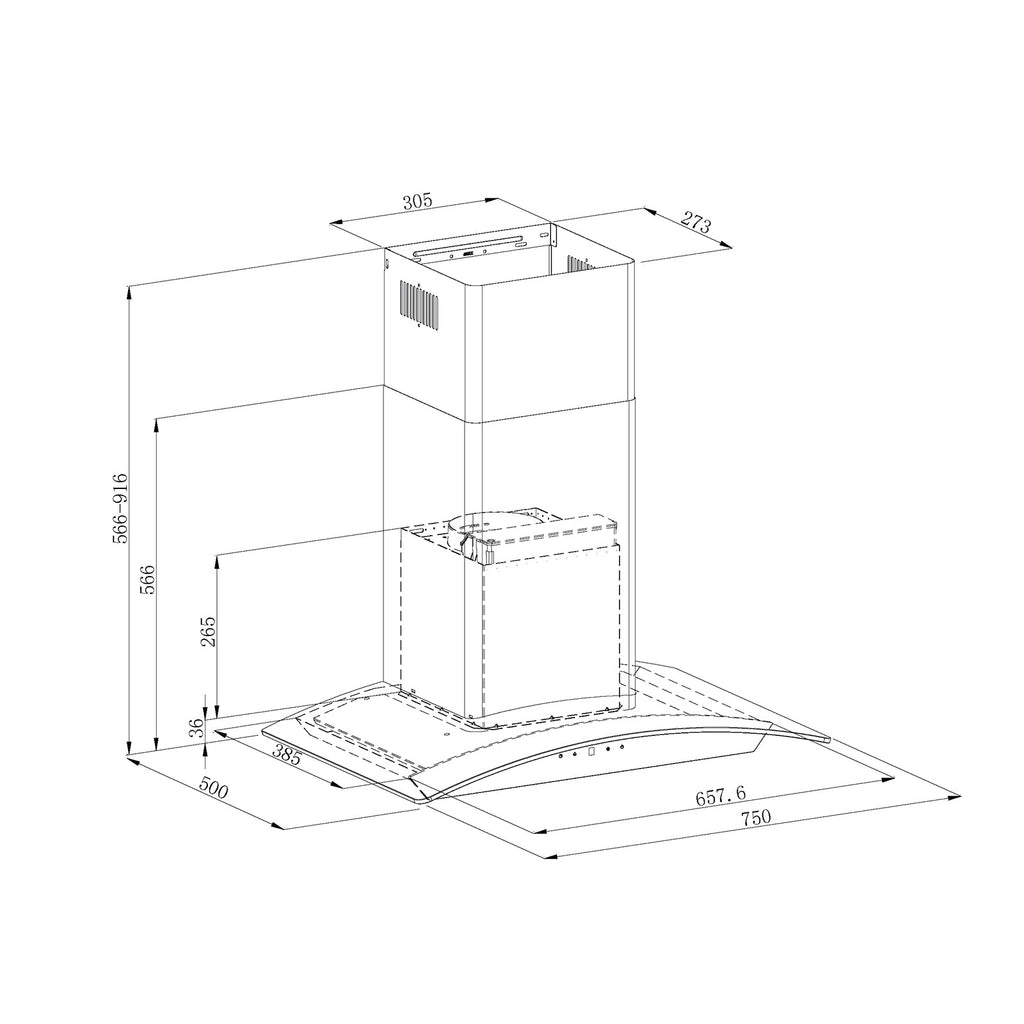 Extractor DRIJA PRISMA TOUCH 76