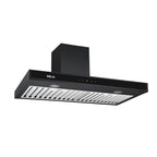 Extractor de Grasa DRIJA LED Acero Inoxidable Negro QUADRATO 76 BLACK