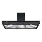 Extractor de Grasa DRIJA LED Acero Inoxidable Negro QUADRATO 90 BLACK