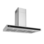 Extractor de Grasa DRIJA LED Acero Inoxidable QUADRATO ISLA 90 ACERO 89.8 CM