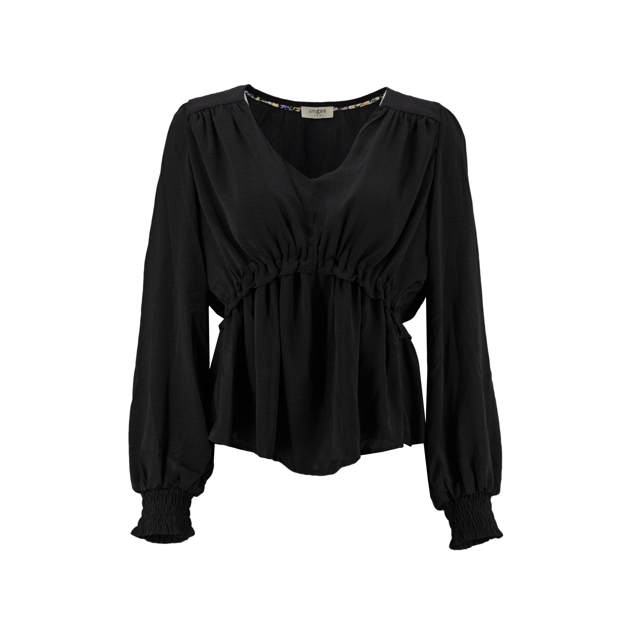 Blusa Umgee Mangas Largas Lisa para Damas