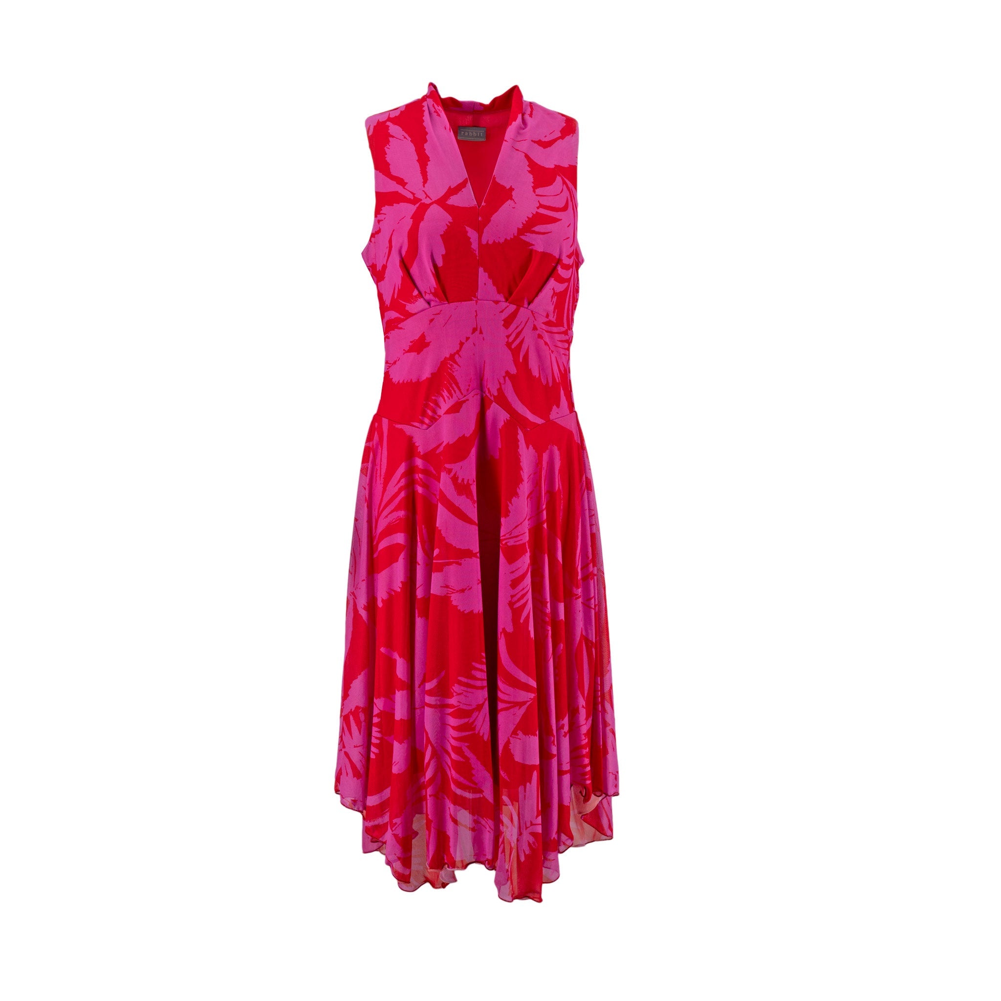 Vestido Rabbit sin Mangas Estampado para Damas