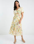 Vestido Rabbit Mangas Cortas Estampado para Damas