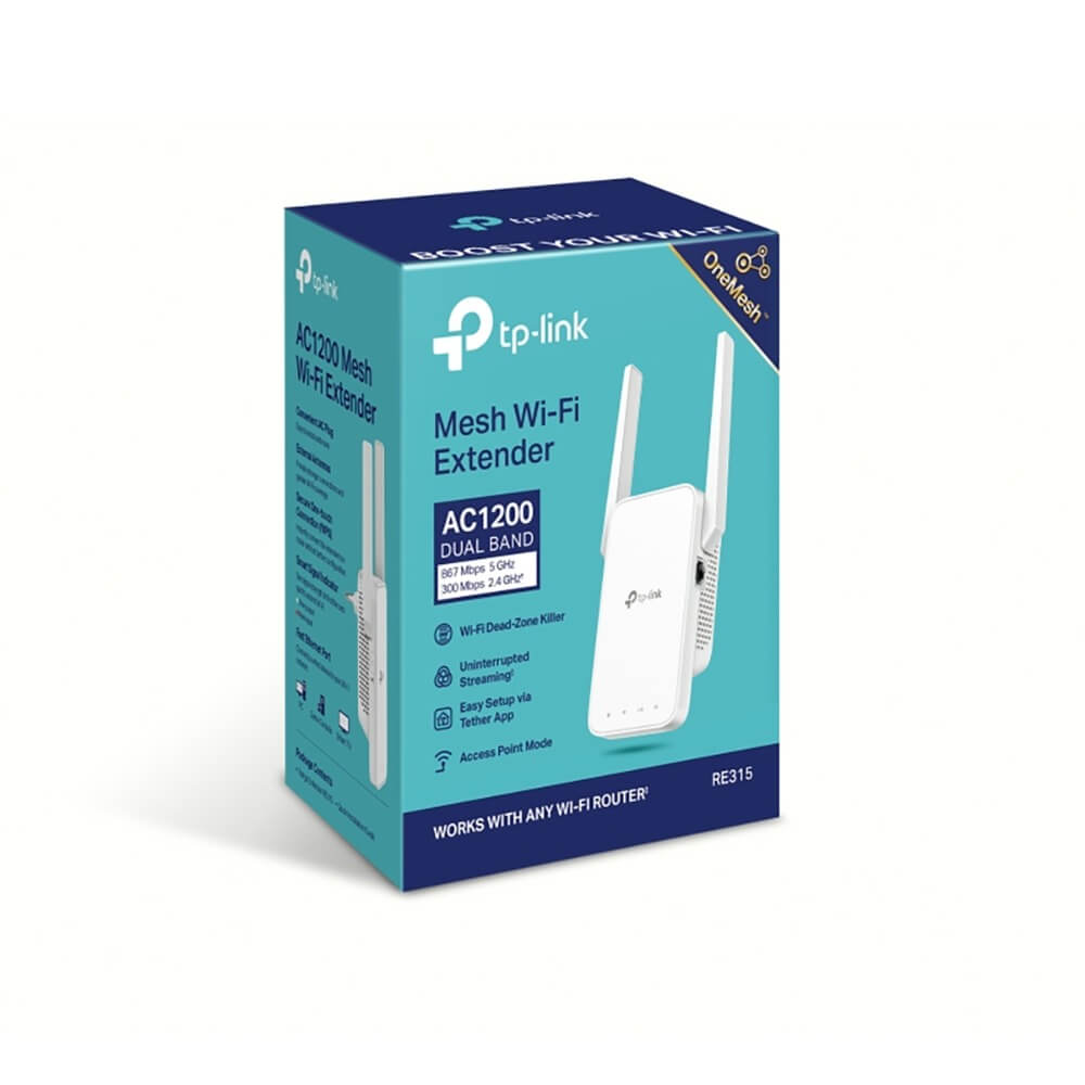 Repetidor Wi-Fi De Doble Banda TP-LINK AC1200 RE315