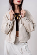 26 CHAQUETA CUELLO ALTO EFECTO PIEL 8750.
