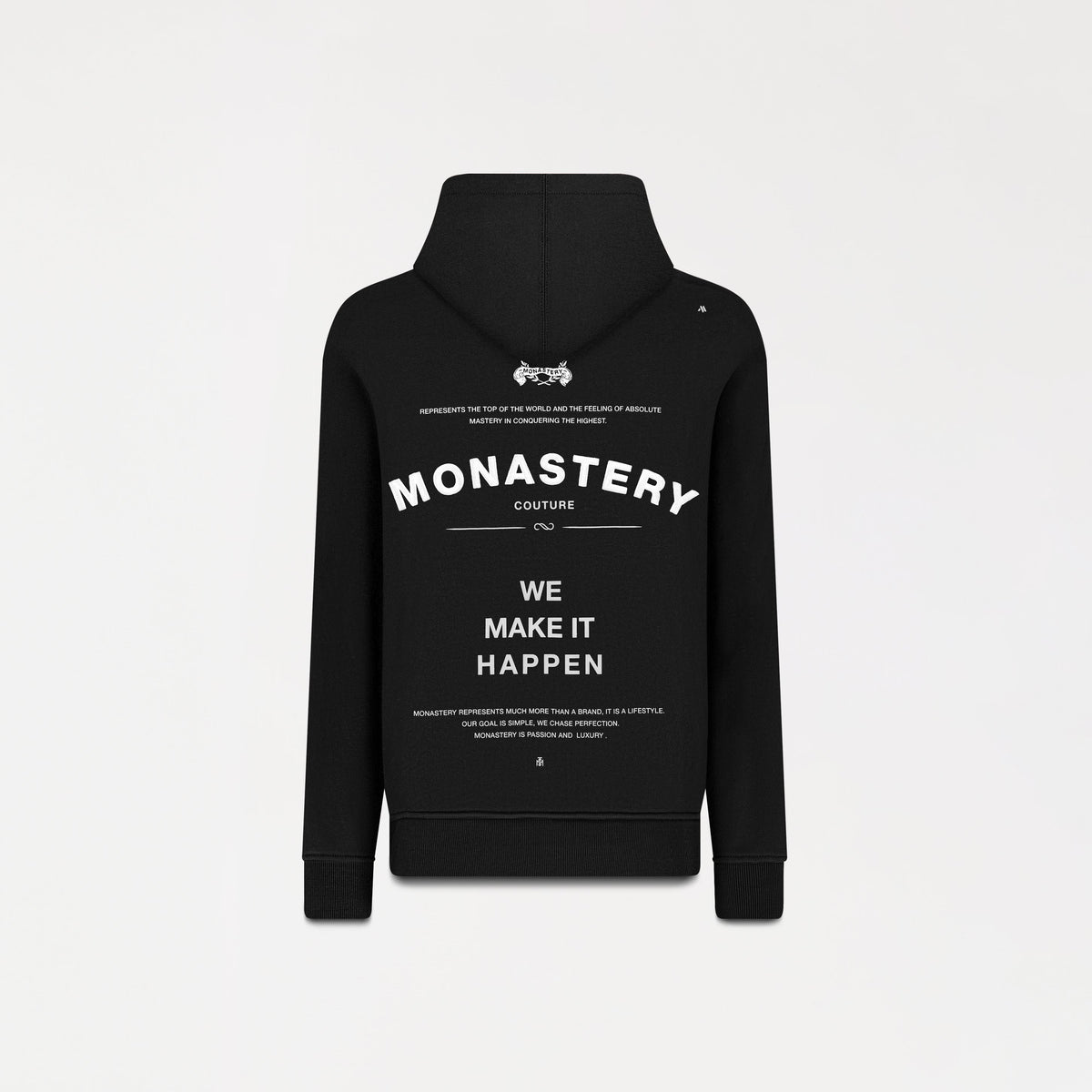 Hoodie men, color/material negro, marca Monastery – vista 6