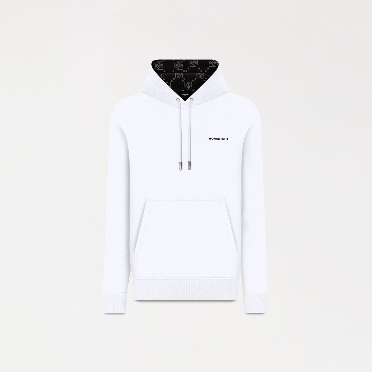 Hoodie men, color/material blanco, marca Monastery – vista 5