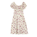 Vestido No Comment Mangas Cortas Floral P/ Niñas by No Comment