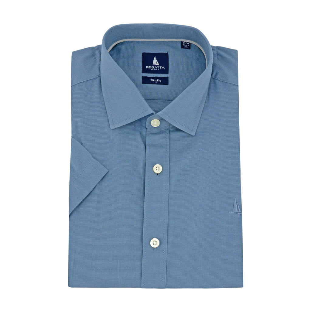 Camisa Regatta Mangas Cortas Lisa P/ Caballeros by Regatta