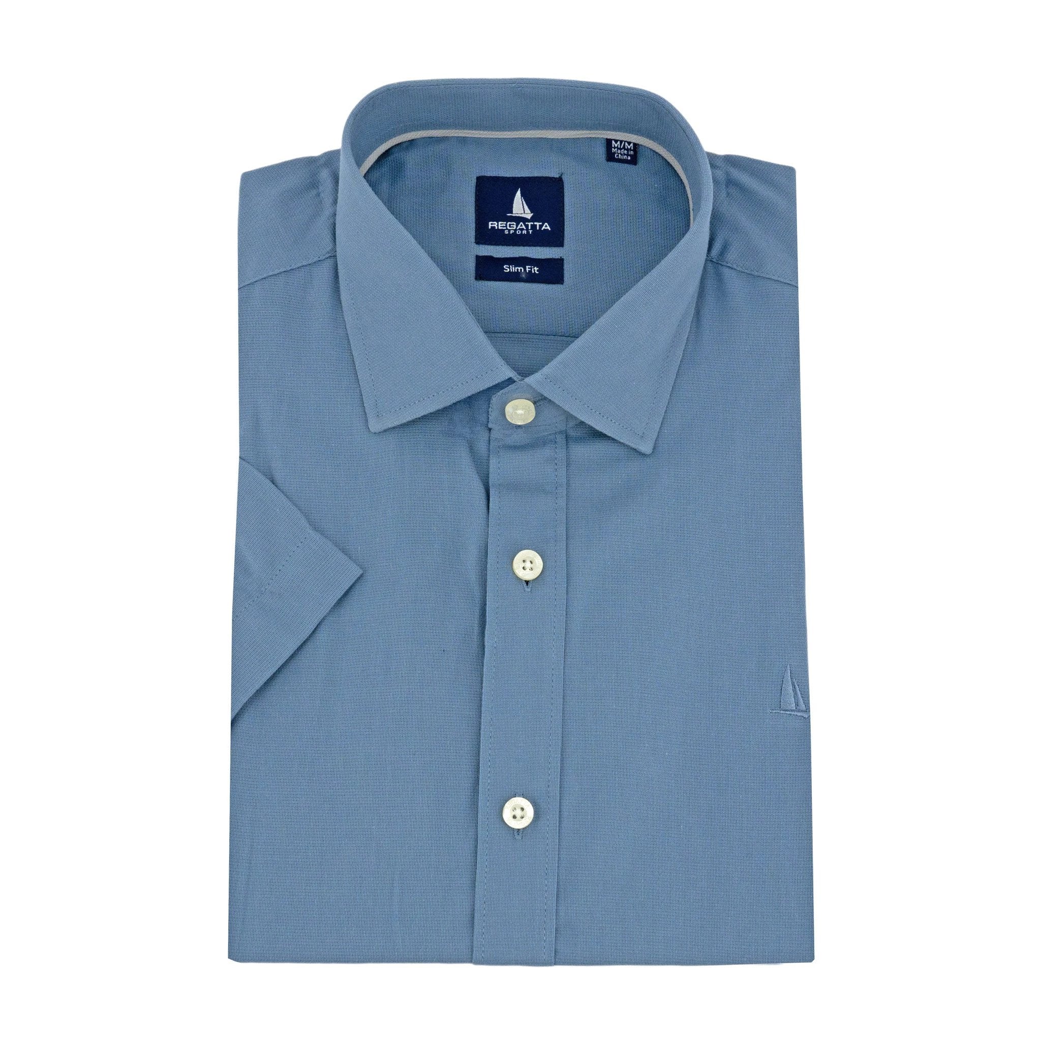 Camisa Regatta Mangas Cortas Lisa P/ Caballeros by Regatta