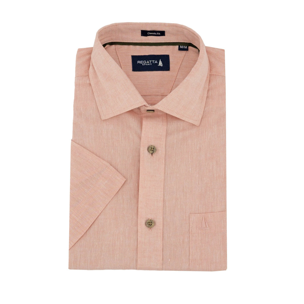 Camisa Regatta Mangas Cortas Lisa P/ Caballeros by Regatta
