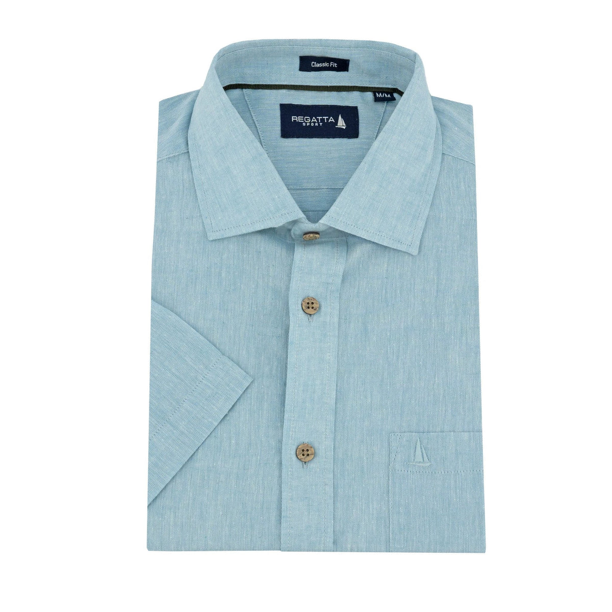 Camisa Regatta Mangas Cortas Lisa P/ Caballeros by Regatta