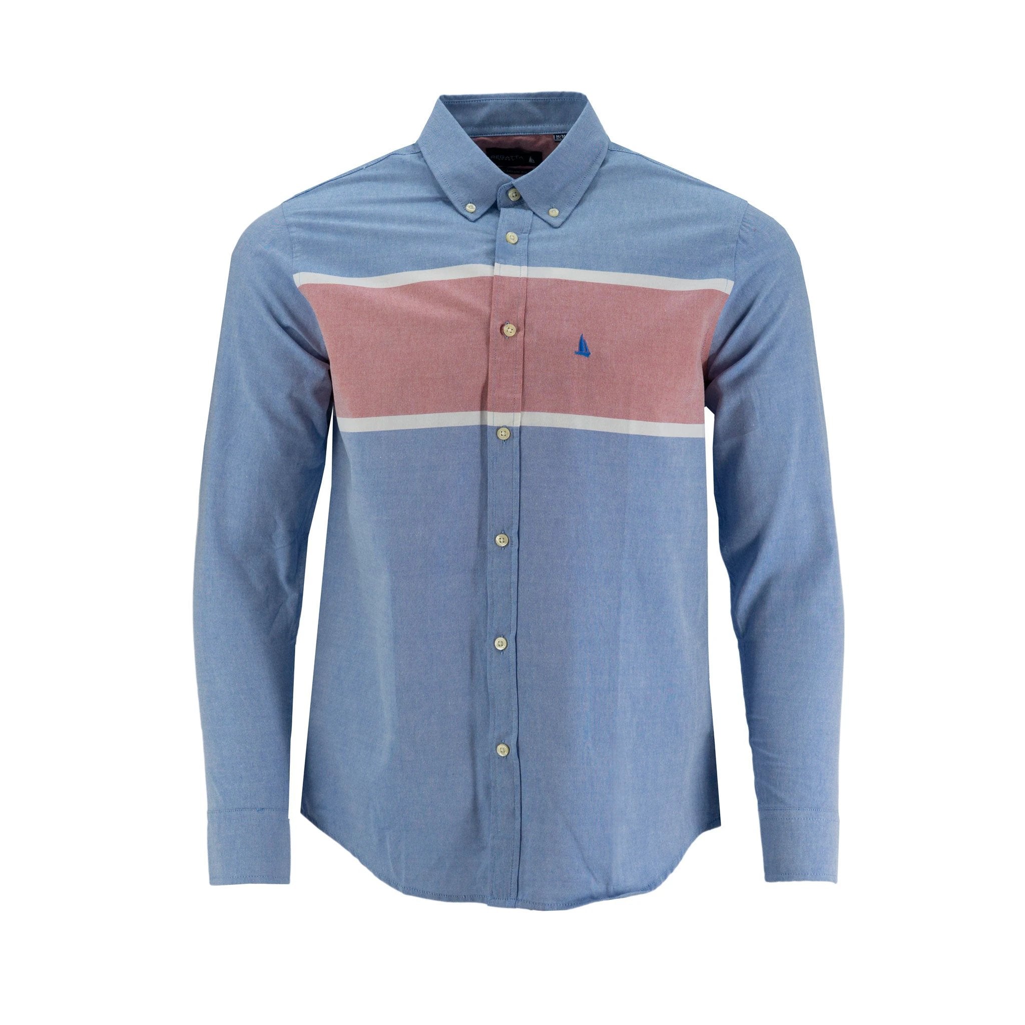 Camisa Regatta Mangas Largas Combinada Para Caballeros by Regatta