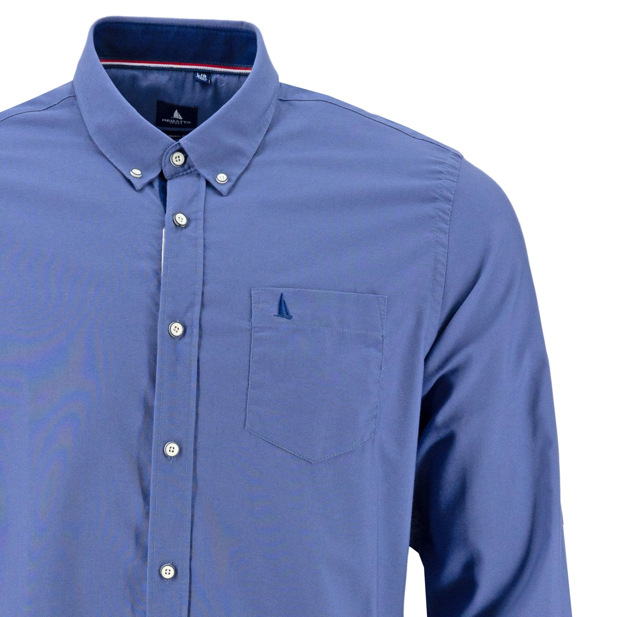 Camisa Regatta Mangas Largas Lisa P/ Caballeros by Regatta