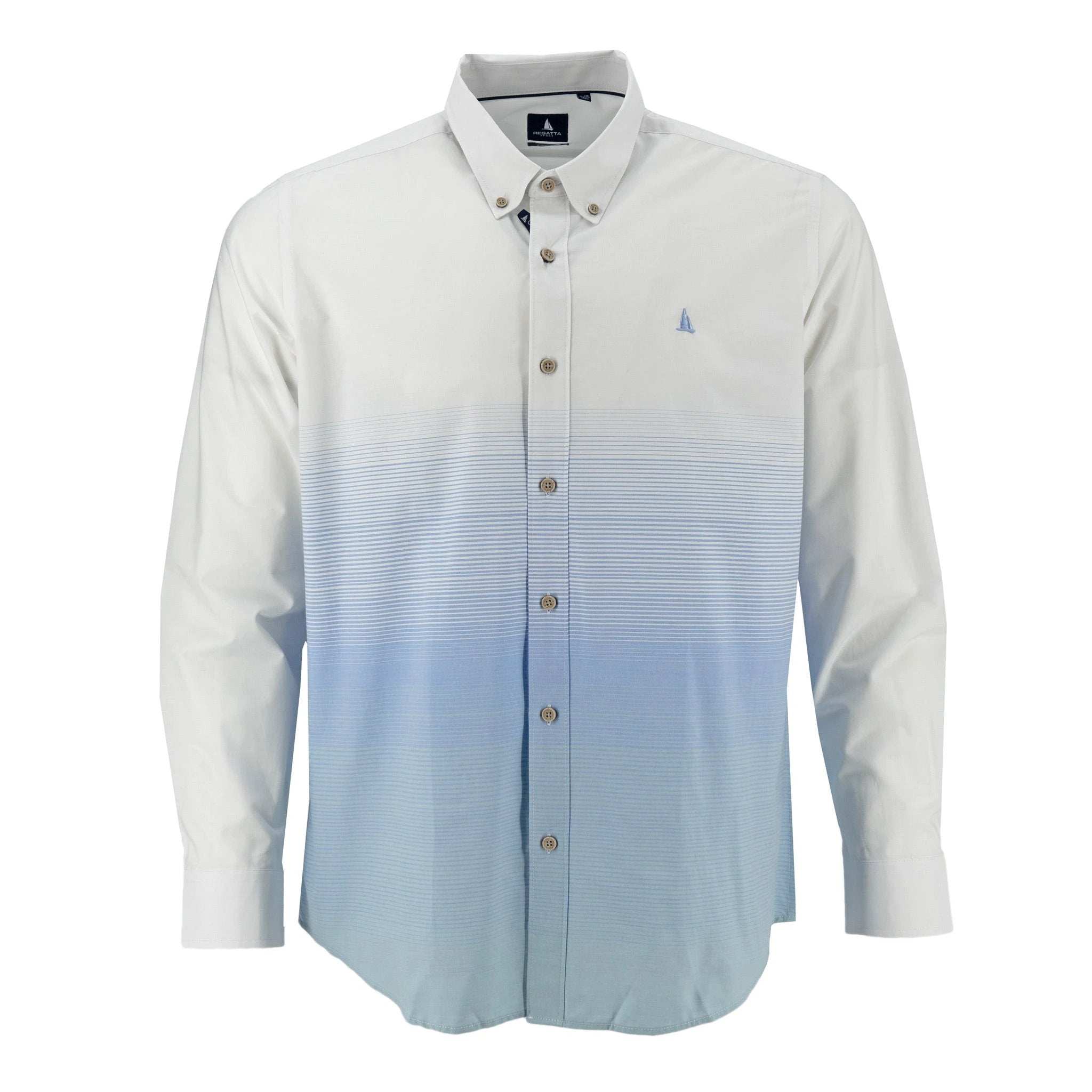 Camisa Regatta Mangas Largas Rayas Para Caballeros by Regatta