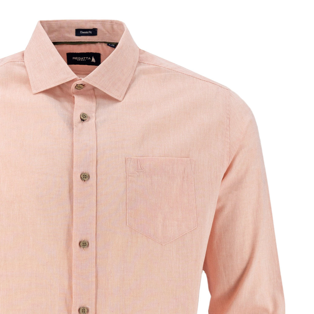 Camisa Regatta Mangas Largas Lisa Para Caballeros by Regatta