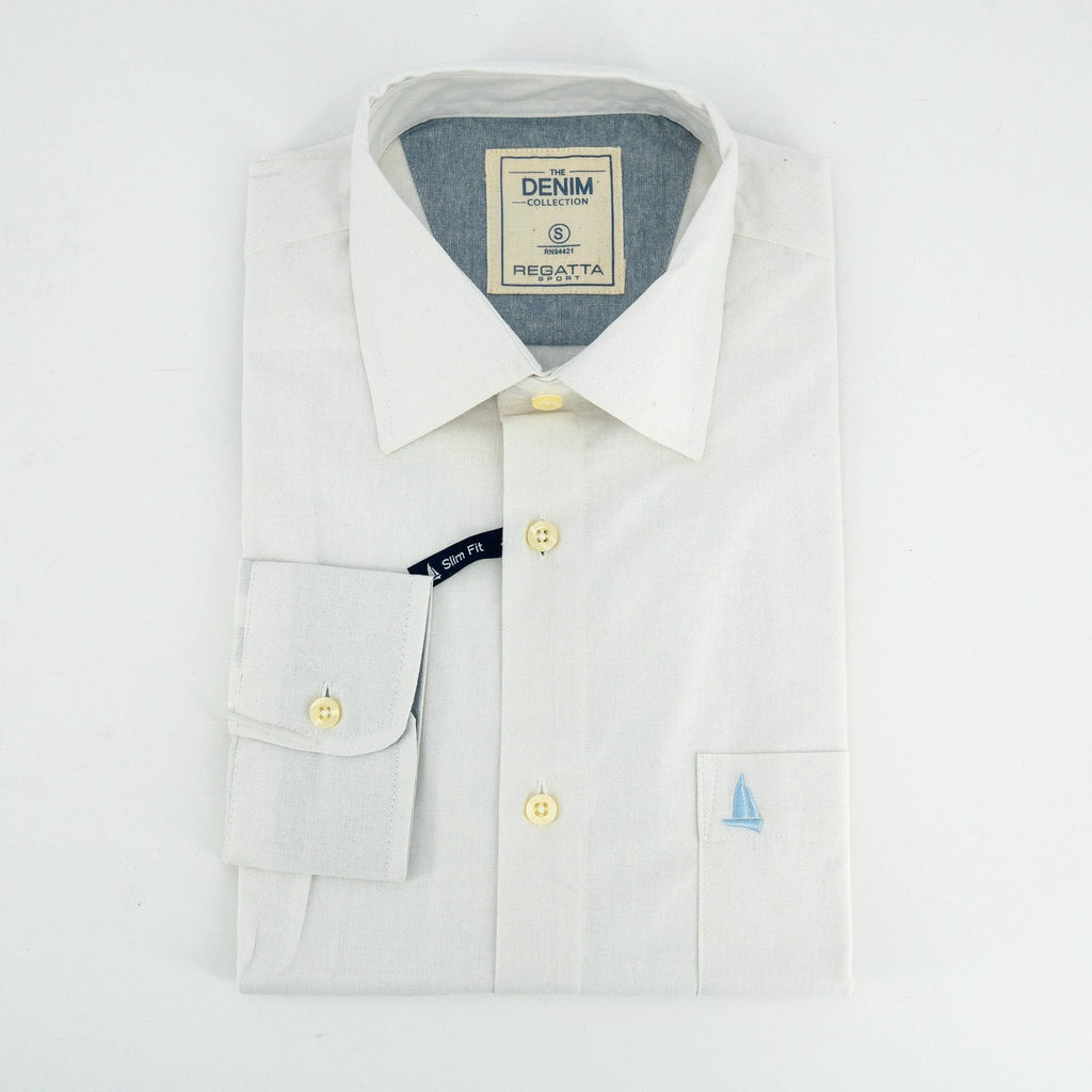 Camisa Regatta Mangas Largas Lisa P/ Caballeros by Regatta