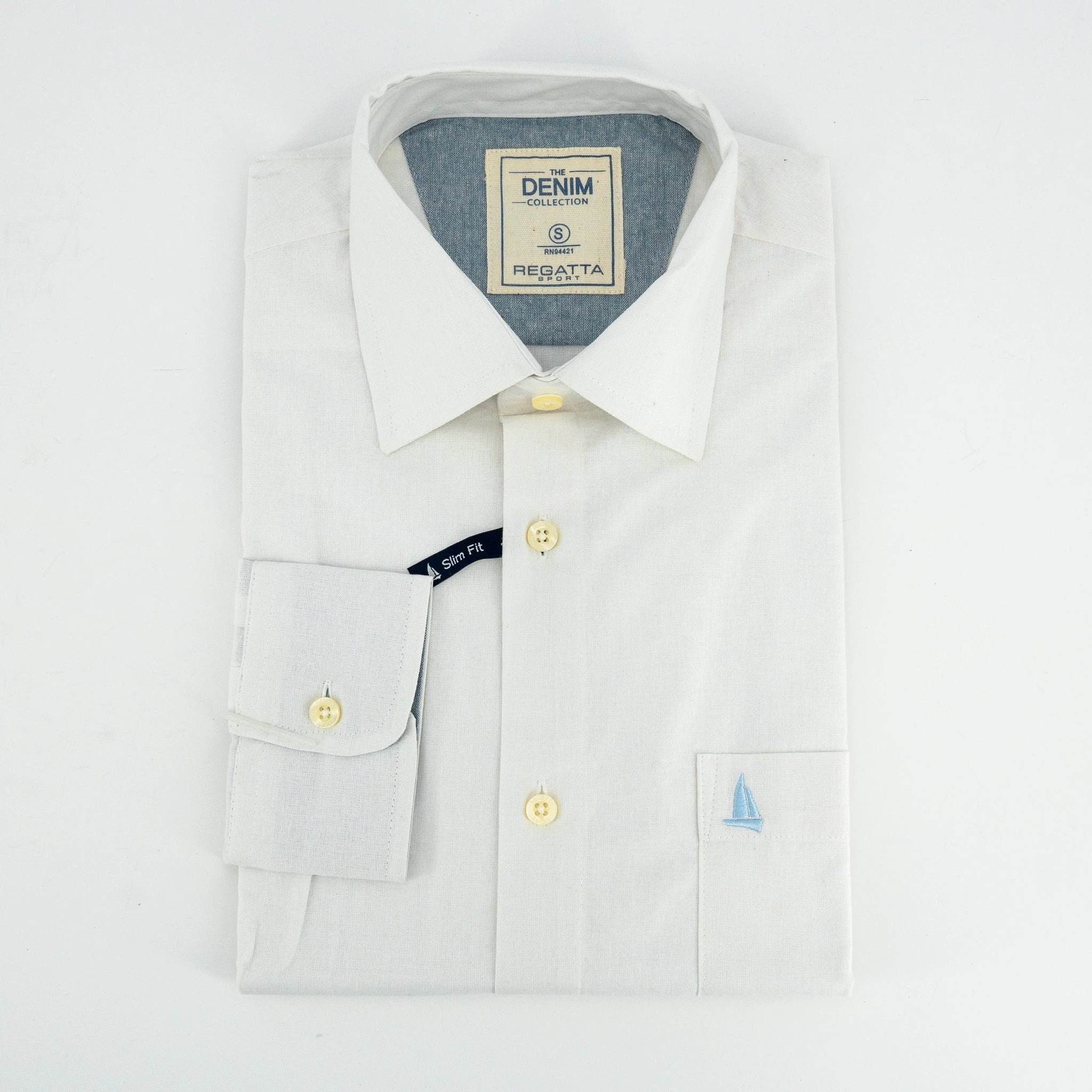 Camisa Regatta Mangas Largas Lisa P/ Caballeros by Regatta
