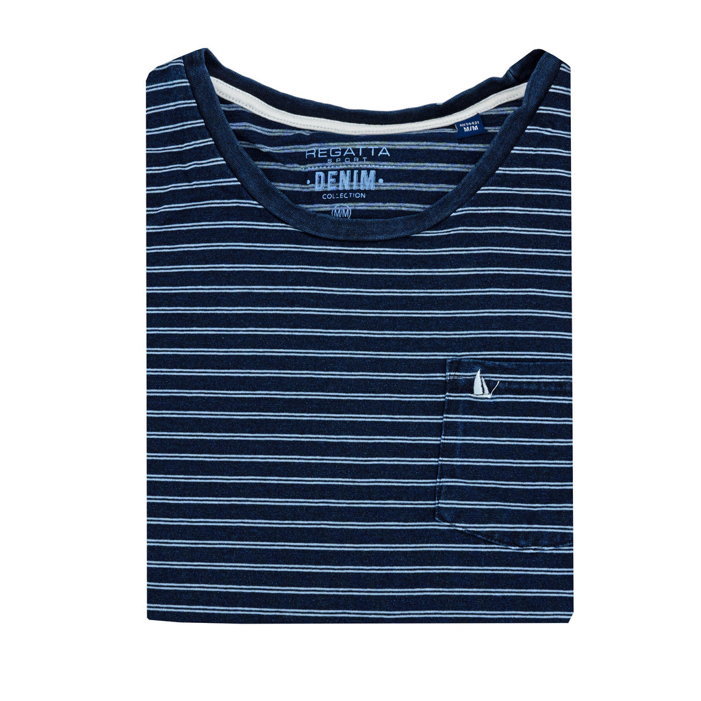 Camiseta Regatta Mangas Cortas Rayas P/ Caballeros by Regatta